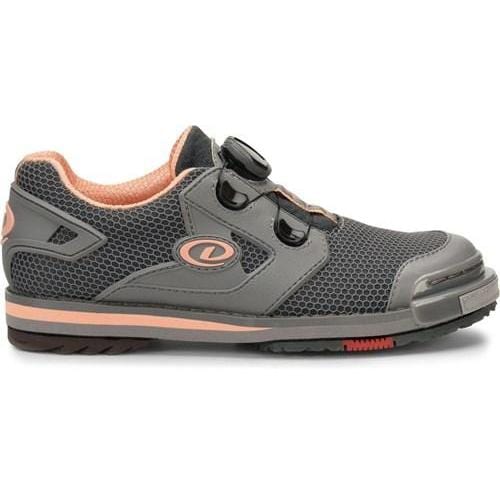 Dexter Womens SST 8 Power Frame BOA Grey/Peach Bowling Shoes-BowlersParadise.com