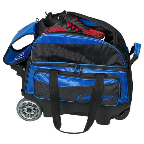 KR Strikeforce Konvoy Double Ball Roller Royal Bowling Bag-Bowling Bag