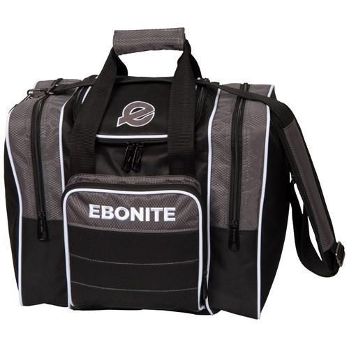 Ebonite Impact Plus Single Tote Silver Smoke Bowling Bag