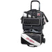 KR Strikeforce Fast 4 Ball Roller Black White Bowling Bag-Bowling Bag-DiscountBowlingSupply.com
