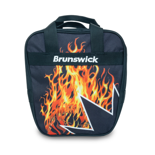 Brunswick Spark Single Tote Flames Bowling Bag