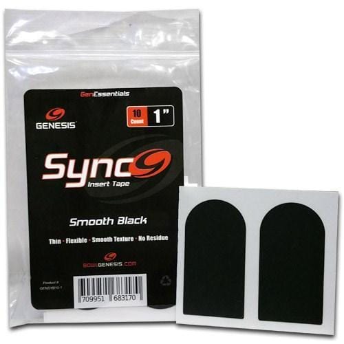 Genesis Sync Black 1" Insert Tape 10ct