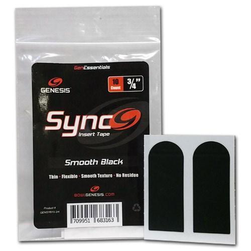 Genesis Sync Black 3/4" Insert Bowling Tape 10ct