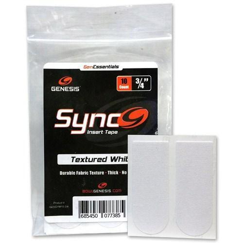 Genesis Sync White 3/4" Insert Bowling Tape 10ct