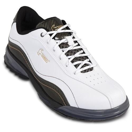 Hammer Mens Force Right Hand Bowling Shoes in White/Carbon - Bowlers Paradise