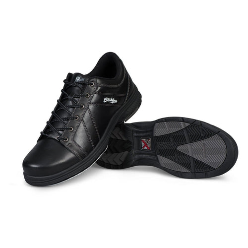 Hammer Mens Legend Black WIDE Right Hand Bowling Shoes-DiscountBowlingSupply.com