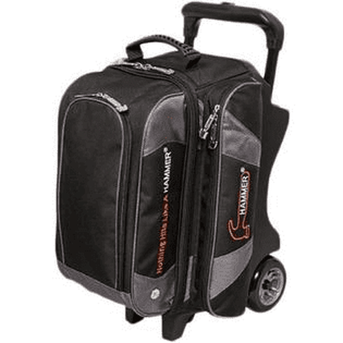 Shop Hammer Premium 2 Ball Roller Bowling Bag in Black Carbon Color from Bowlers Paradise