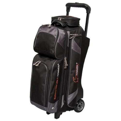 Shop Hammer Premium 3 Ball Roller Bowling Bag in Black/Carbon Color from Bowlers Paradise