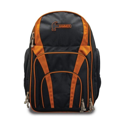 Hammer Tournament Bowling Backpack Black Orange