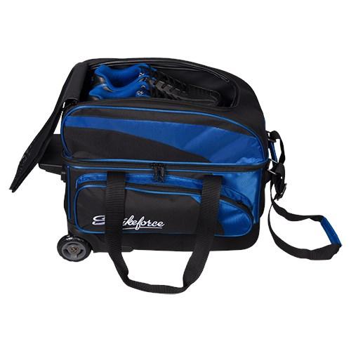 KR Cruiser Locker Double Roller Black Royal Bowling Bag