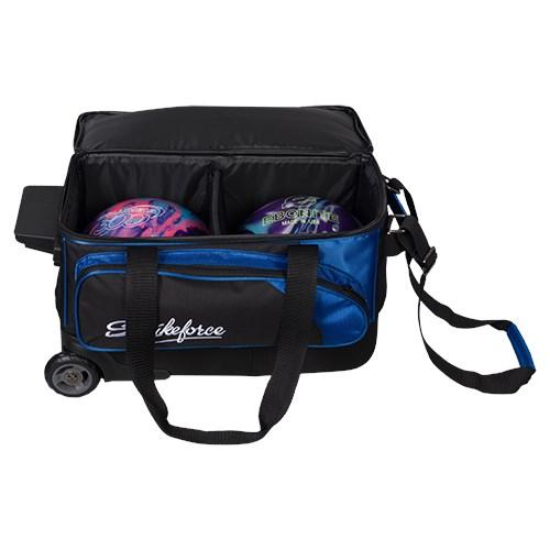 KR Cruiser Locker Double Roller Black Royal Bowling Bag