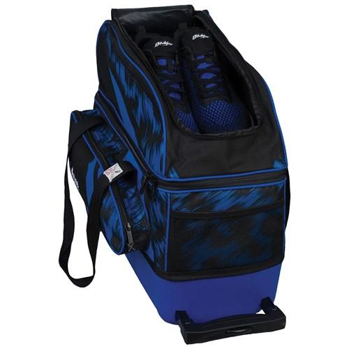 KR Cruiser Scratch Double Roller Navy Bowling Bag