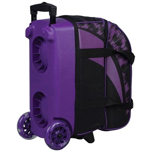 KR Cruiser Scratch Double Roller Purple Bowling Bag