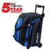 KR Eliminator 2 Ball Double Roller Royal Bowling Bag-DiscountBowlingSupply.com