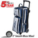 KR Konvoy Triple Ball Roller Navy/Silver Bowling Bag