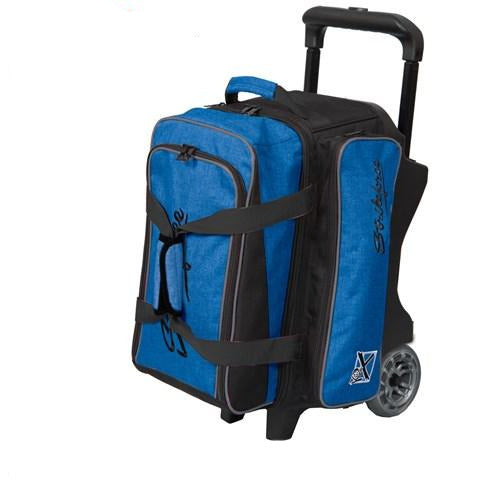 KR Krush Double Roller Blue Black Bowling Bag-DiscountBowlingSupply.com
