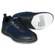 KR Mens Flyer Mesh Black Royal Bowling Shoes