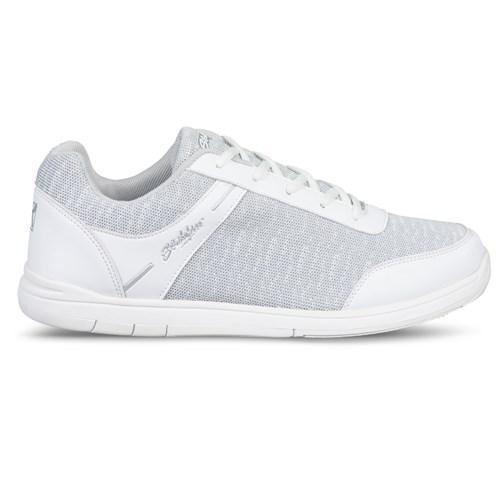 KR Mens Flyer Mesh White Grey Bowling Shoes-DiscountBowlingSupply.com