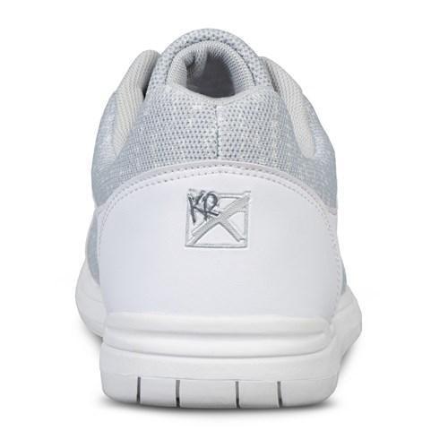 KR Mens Flyer Mesh White Grey Bowling Shoes-DiscountBowlingSupply.com