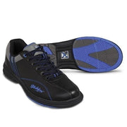 KR Strikeforce Raptor Mens Black Royal Left Hand Bowling Shoes With Ortholite® 3D Deluxe Insole 