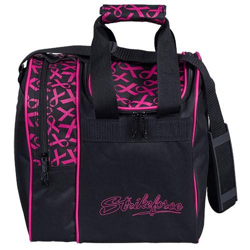KR Rook Single Tote Pink Ribbon Bowling Bag