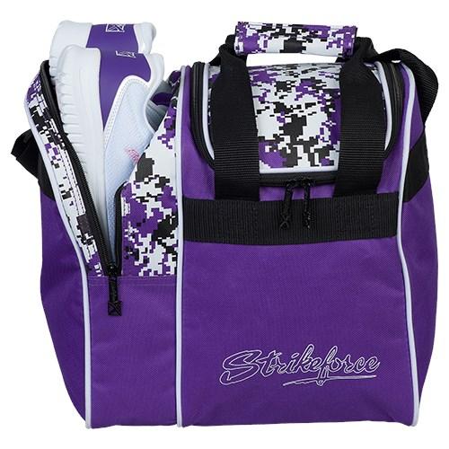 KR Rook Single Tote Purple Digi Camo Bowling Bag