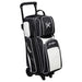 KR Royal Flush Triple Ball Roller Black White Bowling Bag