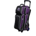 KR Strikeforce Fast Triple Roller Black/Purple Bowling Bag-DiscountBowlingSupply.com