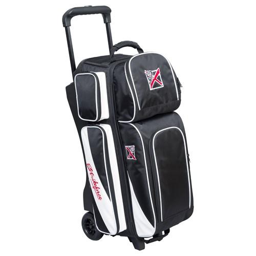 KR Strikeforce Fast Triple Roller Black/White Bowling Bag