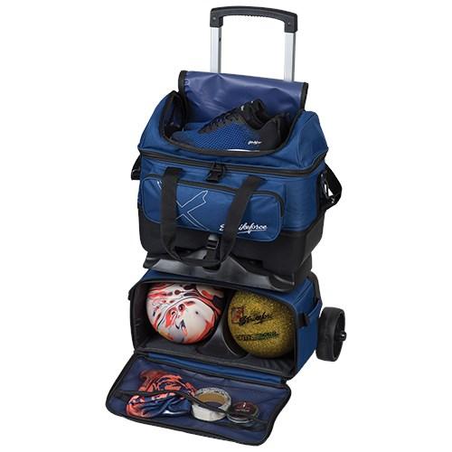 KR Strikeforce Hybrid X 4 Ball Roller Navy Bowling Bag