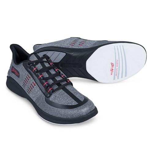 KR Strikeforce Mens Blaze Grey Red Bowling Shoes