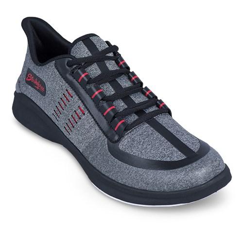 KR Strikeforce Mens Blaze Grey Red Bowling Shoes