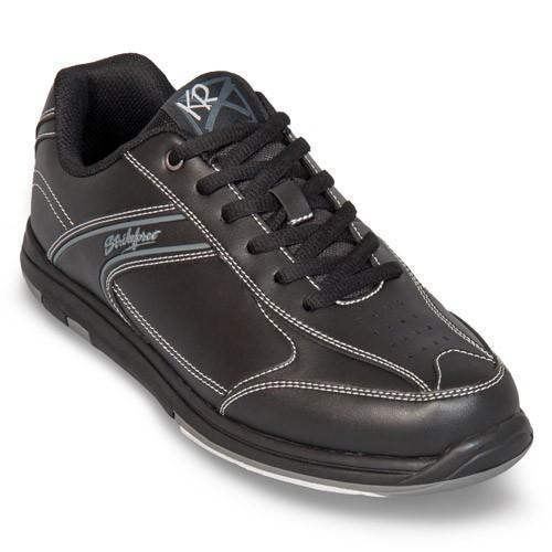 KR Strikeforce Mens Flyer Black Bowling Shoes-DiscountBowlingSupply.com