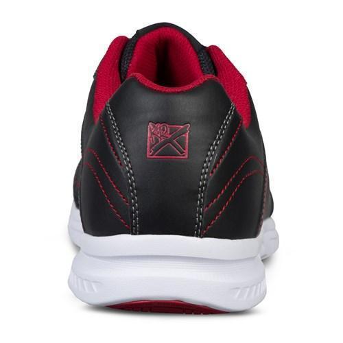 KR Strikeforce Mens Flyer Lite Black Red Bowling Shoes-DiscountBowlingSupply.com