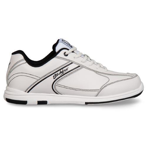 KR Strikeforce Mens Flyer White/Black Bowling Shoes-DiscountBowlingSupply.com