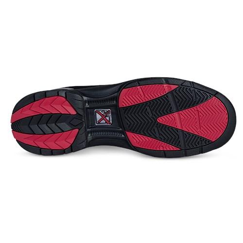 KR Strikeforce Mens Ignite Black Grey Red Right Hand Bowling Shoes-DiscountBowlingSupply.com