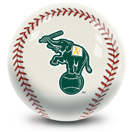 KR Strikeforce MLB Oakland Athletics Bowling Ball-DiscountBowlingSupply.com