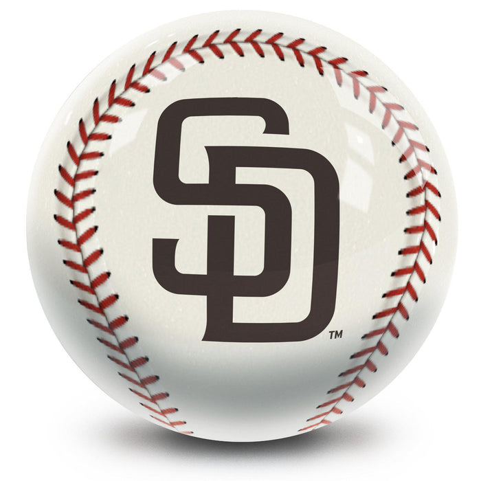 KR Strikeforce MLB San Diego Padres Bowling Ball-DiscountBowlingSupply.com