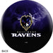KR Strikeforce NFL on Fire Baltimore Ravens Bowling Ball