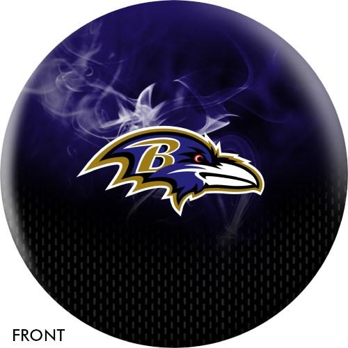 KR Strikeforce NFL on Fire Baltimore Ravens Bowling Ball