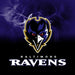 KR Strikeforce NFL on Fire Baltimore Ravens Bowling Towel-DiscountBowlingSupply.com