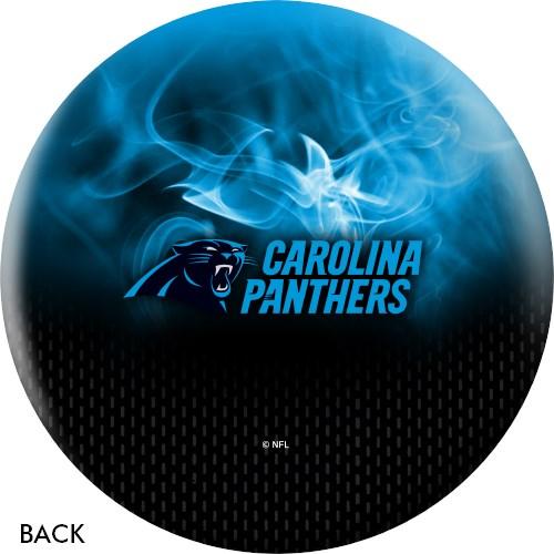 KR Strikeforce NFL on Fire Carolina Panthers Bowling Ball-DiscountBowlingSupply.com