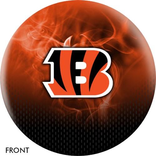 KR Strikeforce NFL on Fire Cincinnati Bengals Bowling Ball-DiscountBowlingSupply.com
