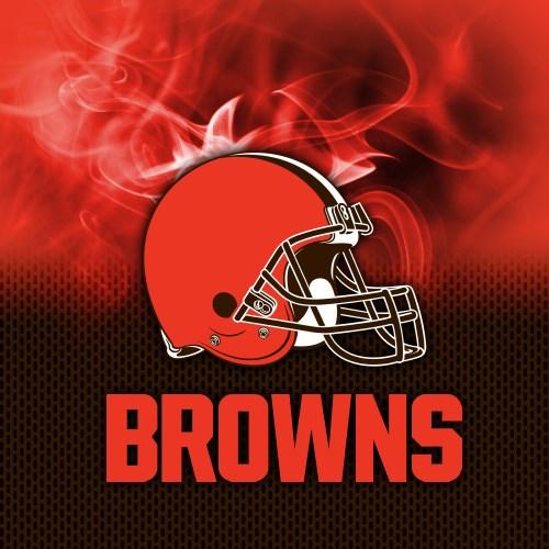 KR Strikeforce NFL on Fire Cleveland Browns Bowling Towel-DiscountBowlingSupply.com