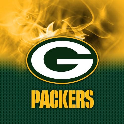 KR Strikeforce NFL on Fire Green Bay Packers Bowling Towel-DiscountBowlingSupply.com