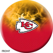 KR Strikeforce NFL on Fire Kansas City Chiefs Bowling Ball-DiscountBowlingSupply.com
