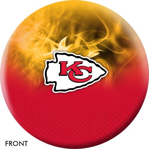 KR Strikeforce NFL on Fire Kansas City Chiefs Bowling Ball-DiscountBowlingSupply.com