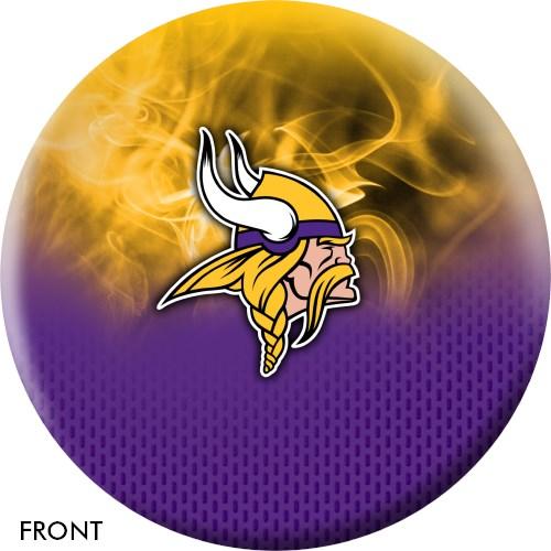 KR Strikeforce NFL on Fire Minnesota Vikings Bowling Ball-DiscountBowlingSupply.com