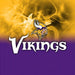 KR Strikeforce NFL on Fire Minnesota Vikings Bowling Towel-DiscountBowlingSupply.com