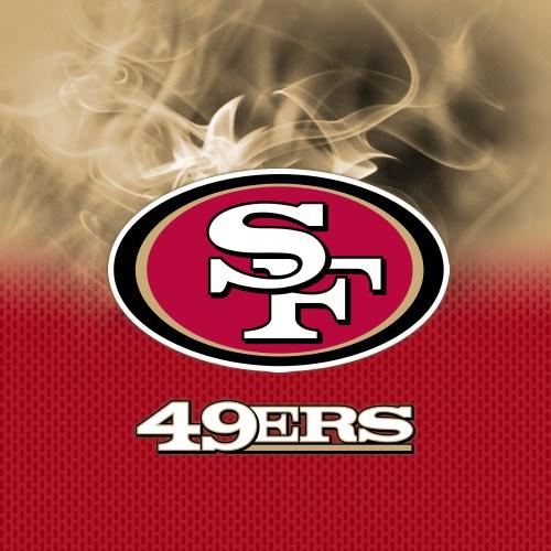KR Strikeforce NFL on Fire San Francisco 49ers Bowling Towel-DiscountBowlingSupply.com